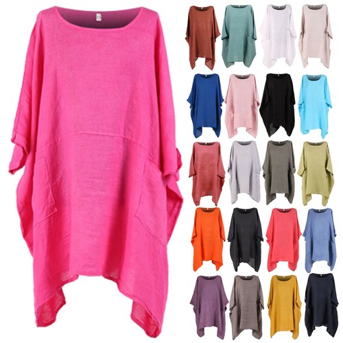 Womens italian linen tunic - italian,