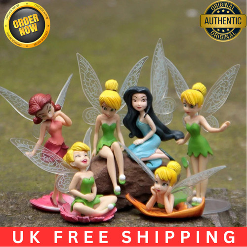 6pc set tinkerbell fairy - tinkerbell,