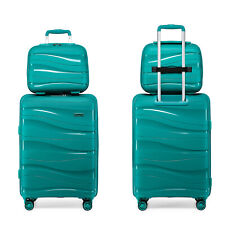 20Inch Hard Shell PP Suitcase Cabin Hand Luggage Travel Case With Vanity Case