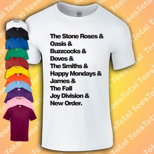 Manchester bands shirt - t-shirt, |