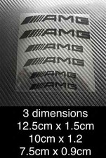 Lot of 6 AMG stickers for brake caliper sticker