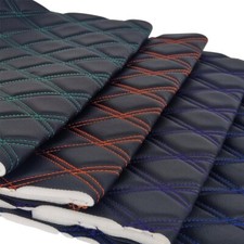 Faux Leather Quilted Fabric