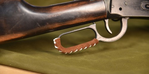 Suede cowhide leather lever - suede,
