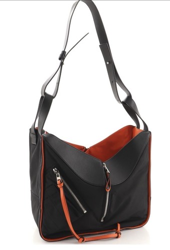 Rare loewe nylon leather - nylon, &