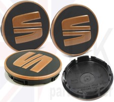 MOST SEAT MODELS GENUINE ALLOY WHEEL CENTRE CAP HUB SET 4x PCS 5F0601171TVK