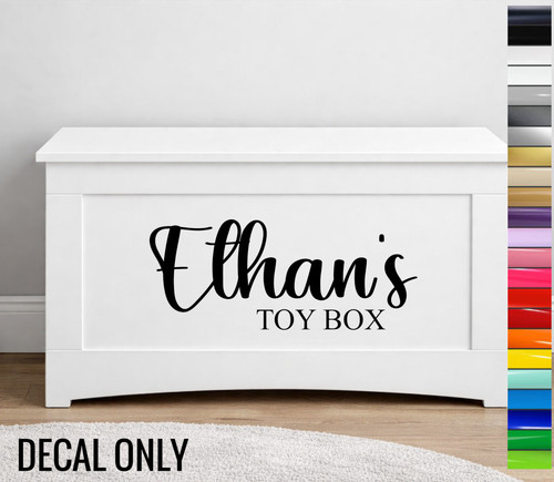 Personalised toy box name - toy,