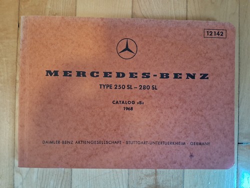 Mercedes 250sl 280sl w113 1968 - 250sl,