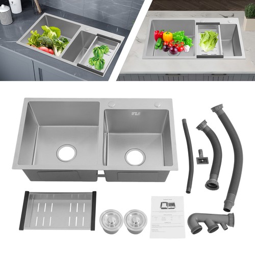 Stainless steel kitchen sink - stainless,