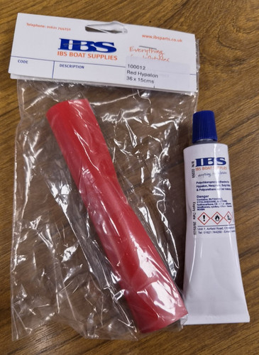 Red hypalon repair kit - repair, 50