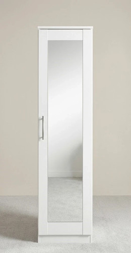 Modern white mirror - 1, door
