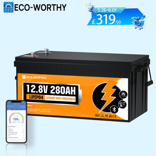 Eco worthy 12v - eco-worthy, lifepo4