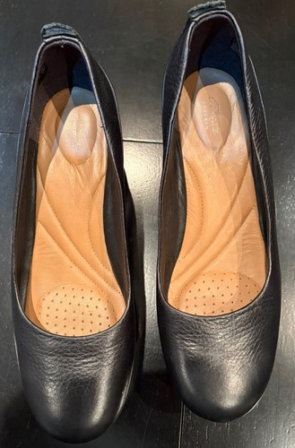 Clarks size black leather - 5,
