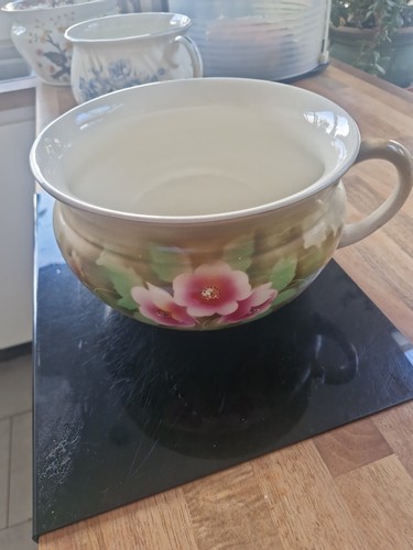 Vintage ceramic chamber pot - vintage, by