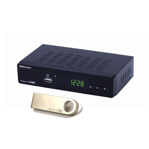 Emtronics freeview box - emtronics, set-top
