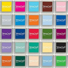 VERSACRAFT SQUARE RAISED ARCHIVAL RUBBER STAMP INK PAD 29 COLOURS TO CHOOSE FROM
