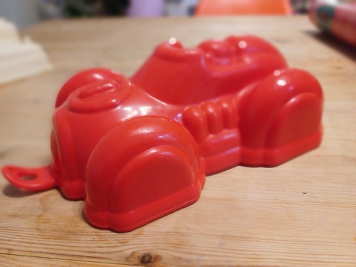 Vintage 1970s racing car jelly - vintage,
