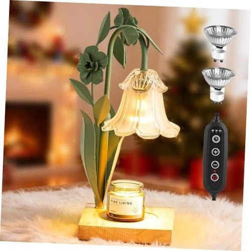Candle warmer lamp with timer - candle,
