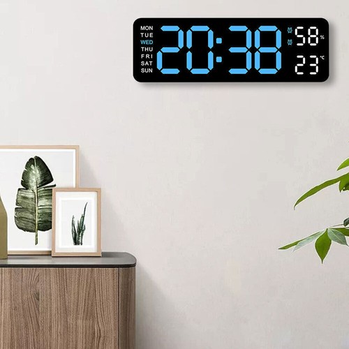 Digital wall clock inch - wall, 9