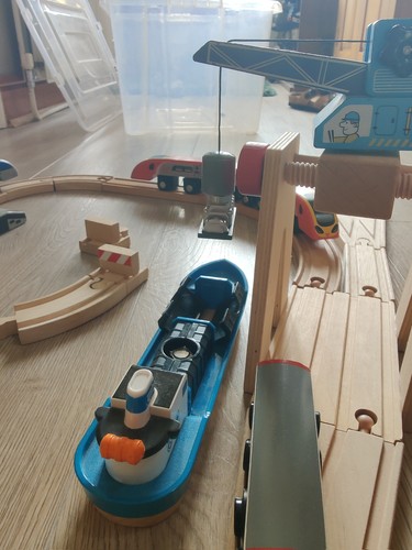 Wooden train set bundle - set,