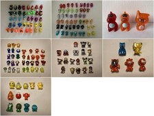 Lot of 165 Gogos Crazy Bones Series 1,2,3,4 Including Glitter, Metallic, Laser
