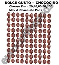 Nescafe Dolce Gusto Chococino Chocolate and Milk Pods 20,40,60,80,100 Capsules
