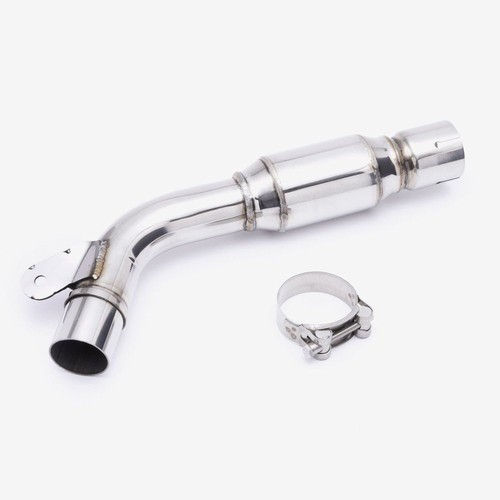 Lextek stainless steel cat - stainless, de-cat