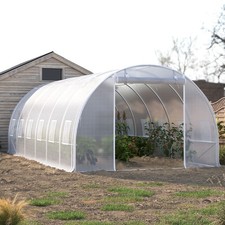6 x 3 x 2 m Polytunnel Greenhouse Pollytunnel Tent Steel Frame Garden Hoop House