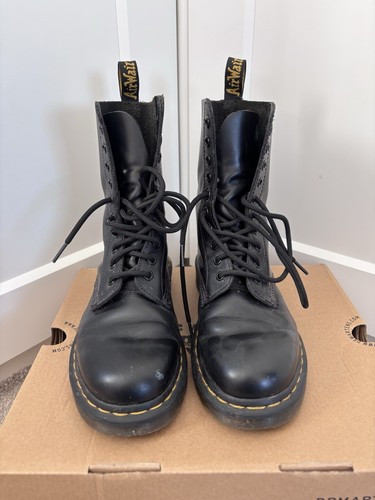 Martens 1460 black leather - 1460,
