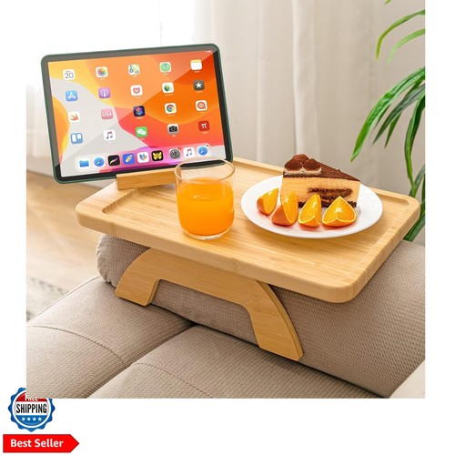 Couch armrest table - couch, with