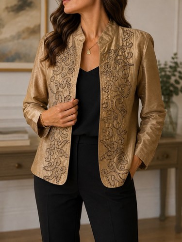 Chico 100 silk gold - silk,