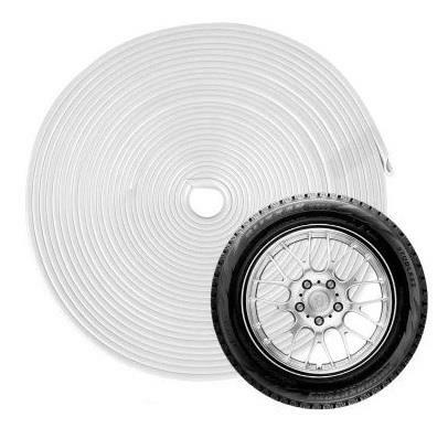 White alloy wheel - wheel, rim