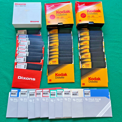 Unused floppy disks - floppy,
