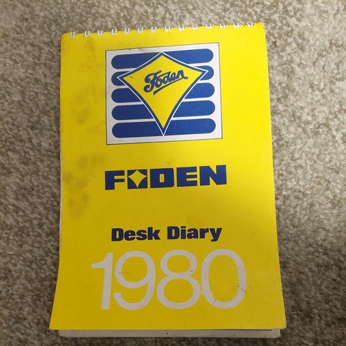Foden lorry 1980s desk diary - 1980s,