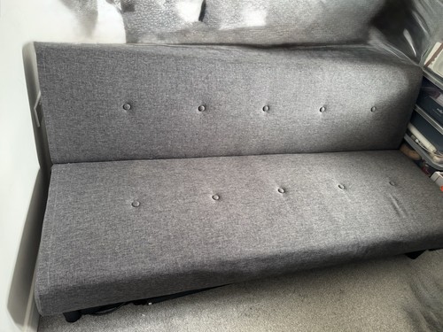 Fabric sofa bed - sofa,