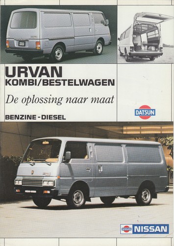 1983 nissan urvan brochure - 1983,