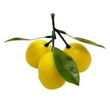 Simulation Yellow Lemon Fake Fruit Photography Props for Kitchen Party Table