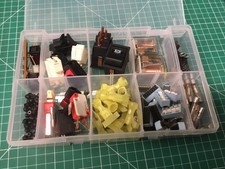 box of electrical components