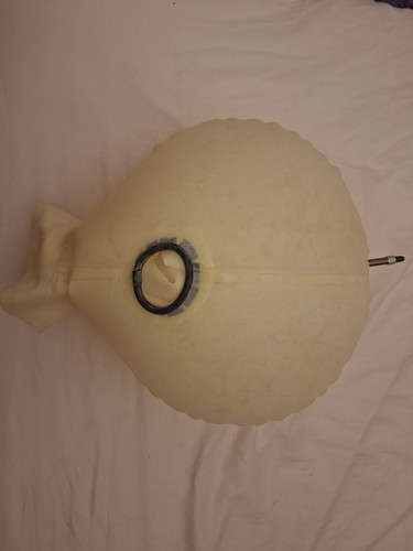 Latex opaque inflatable hood - opaque,