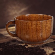  Wooden Cup Multi-function Water Cup Breakfast Coffee Cup Wooden Mug Water Mug