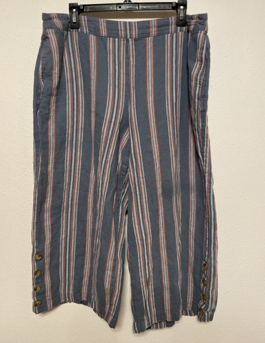 Striped linen blend - a.n.a.,