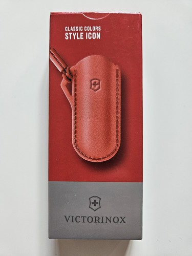 Victorinox leather pouch - victorinox, with