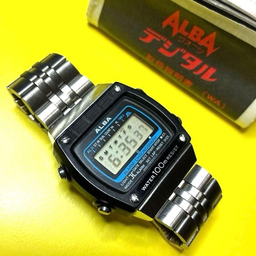 Seiko alba alarm - alba, chronograph