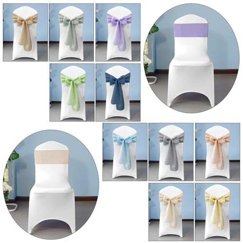 Hessian burlap chair sashes - hessian,