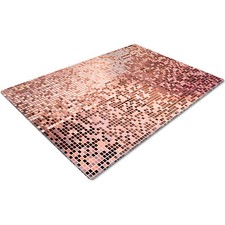 Glass Chopping Cutting Cutting Board Work Top Saver Large Rose Gold Pattern