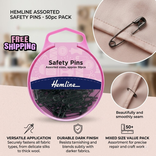 Hemline h414 black safety - hemline,