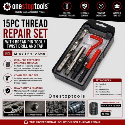 15pc m14 thread repair - x,