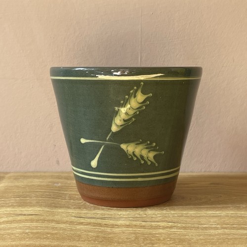 Vintage studio pottery green - studio,