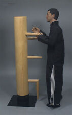1/6 Ip Man Wing Chun Stun Wooden Dummy Kung Fu Strike Pad Metal Base 28cm Figure