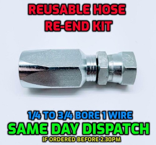 Bsp female hydraulic reusable - bsp,