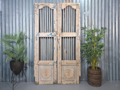 Pair vintage rustic indian - pair,